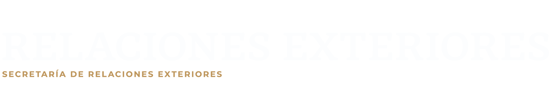 Secretaría de Relaciones Exteriores